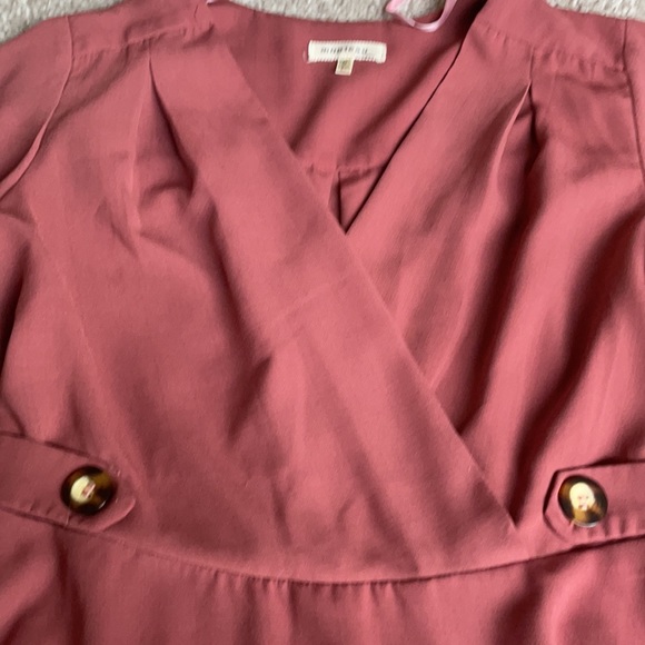 Dark Pink Blouse - Picture 2 of 2